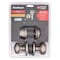 Kwikset SmartKey Security Cove Satin Nickel Deadbolt and Entry Door Knob KW1 1-3/4 in. 96900-424 - alternate 1